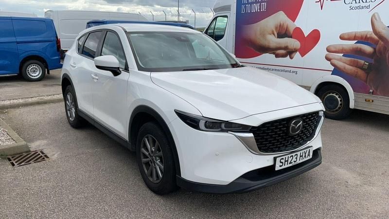 White Used 2023 Mazda CX-5 Center-Line SUV | £18,995 (Fair price) - Image 1/4