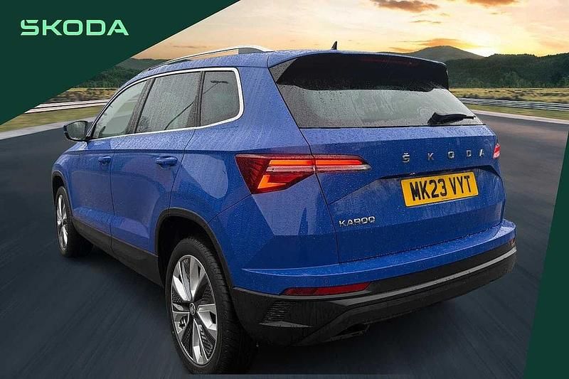 Used Skoda Karoq SE L 147 HP (108 kW) 2023 Blue SUV