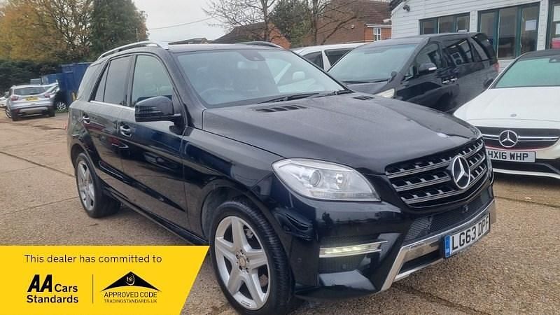 Black Used 2013 Mercedes ML250 AMG SUV | £5,995 (Expensive) - Image 1/3