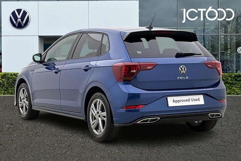 Used VW Polo R-line 94 HP (69 kW) 2023 Blue Hatchback