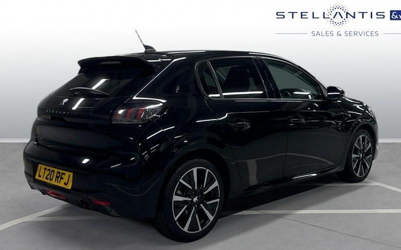 Used Peugeot 208 Allure 102 HP (75 kW) 2020 Black Hatchback