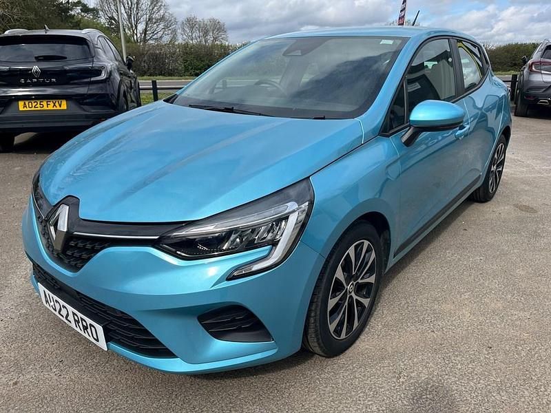 Usado Renault Clio V Iconic 2022 Azul Citadino