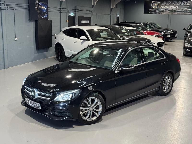 Black Used 2014 Mercedes C200 Sedan | £6,995 (Fair price) - Image 1/4