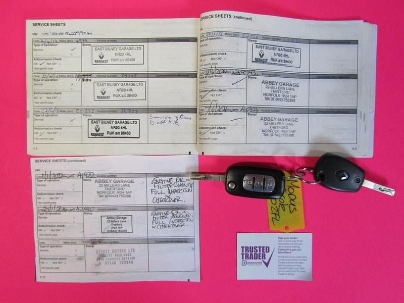 Used Renault Grand Modus Dynamique 86 HP (63 kW) 2010 Purple MPV