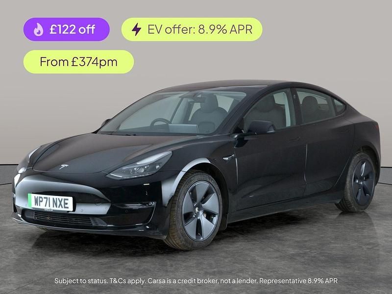 Black Used 2021 Tesla Model 3 Long Range AWD Sedan | £20,758 (Fair price) - Image 1/3