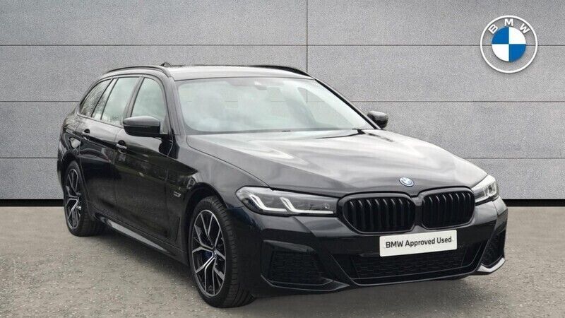 Black Used 2024 BMW 530e M Sport Estate | £39,995 (Expensive) - Image 1/4