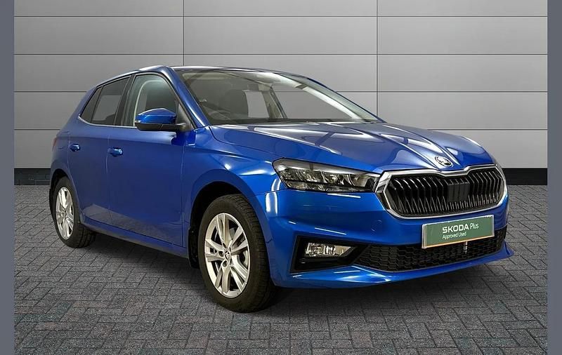 Race blue metallic Used 2024 Skoda Fabia SE L Hatchback | £17,350 (Fair price) - Image 1/4