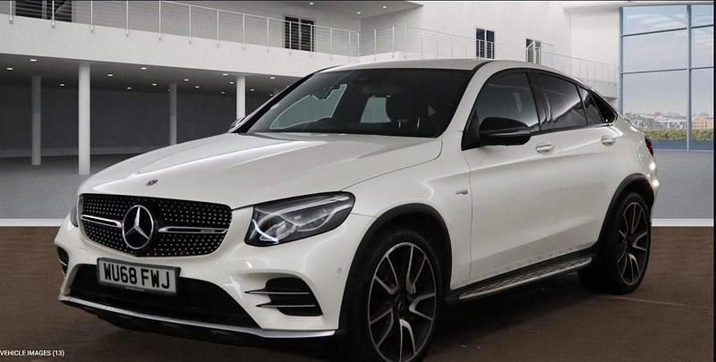 White Used 2018 Mercedes GLC43 AMG Premium Plus Coupe | £27,950 (Fair price) - Image 1/4
