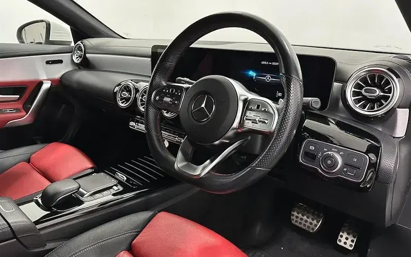 Used Mercedes CLA200 AMG Line Premium 163 HP (119 kW) 2020 White Coupe