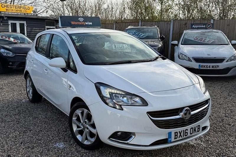 Used Vauxhall Corsa SRi 100 HP (73 kW) 2016 White Hatchback