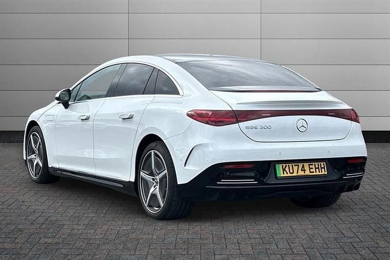 Used Mercedes EQE300 AMG Line Premium 180 kW (245 HP) 2024 Opalite white metallic Sedan