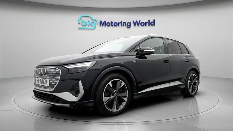 Used Audi Q4 e-tron S-Line 216 kW (295 HP) 2021 Black SUV