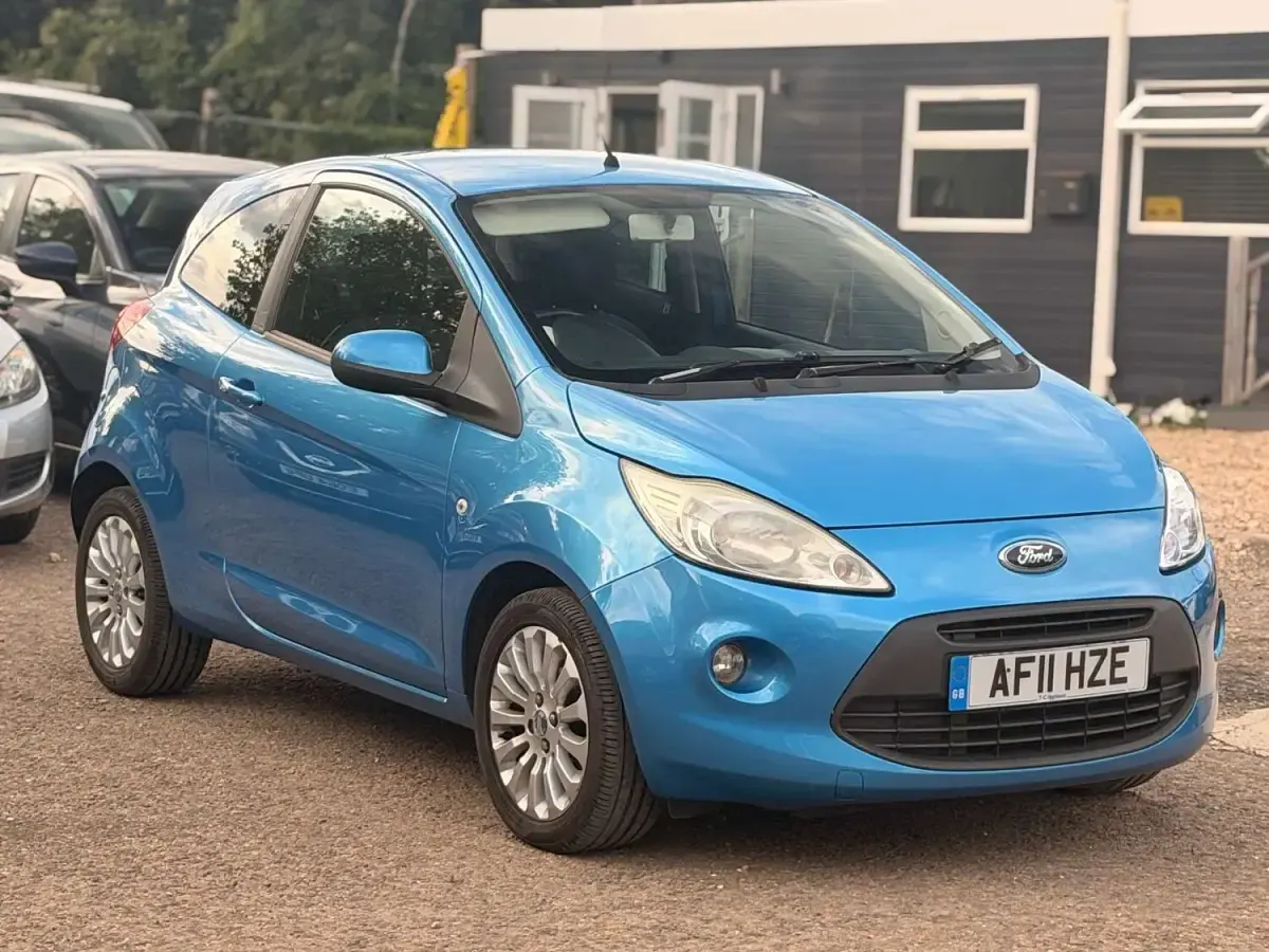 Used Ford Ka Zetec 69 HP (50 kW) 2011 Blue Hatchback