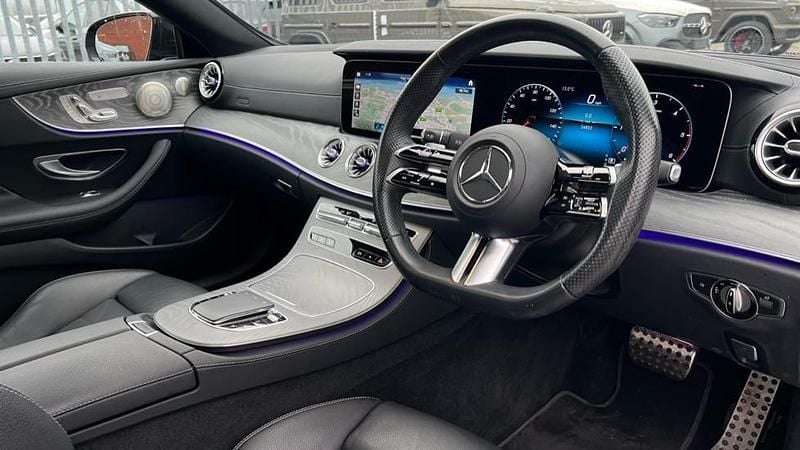 Used Mercedes E400 AMG line 330 HP (242 kW) 2023 Black Coupe