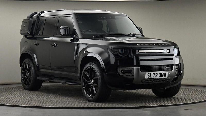 Santorini black Used 2022 Land Rover Defender SE Dynamic SUV | £57,700 (Fair price) - Image 1/4