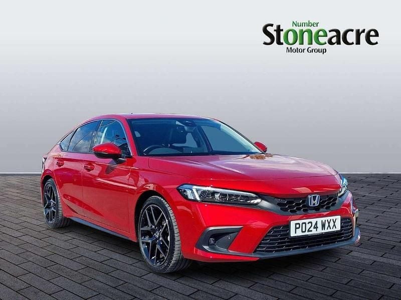 Red Used 2024 Honda Civic Advance Hatchback | £29,000 (Good price) - Image 1/4