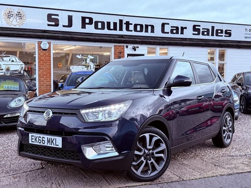 Blue Used 2016 Ssangyong (KGM) Tivoli SUV | £6,490 (Fair price) - Image 1/3
