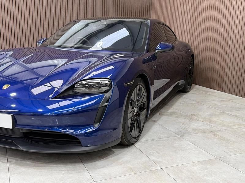 Used Porsche Taycan Performance Package 350 kW (476 HP) 2021 Blue Sedan
