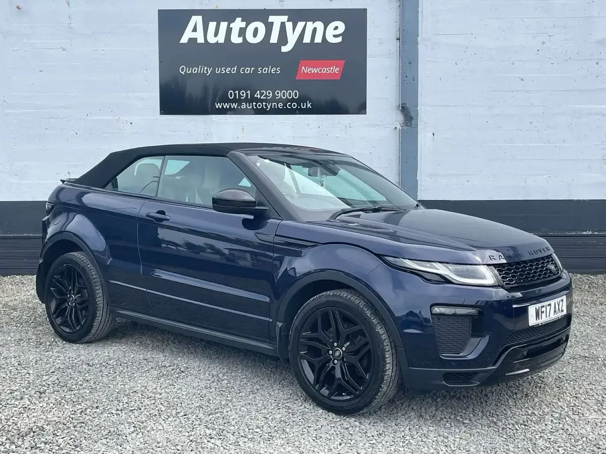 Used Land Rover Range Rover evoque HSE Dynamic 180 HP (132 kW) 2017 Blue Cabriolet