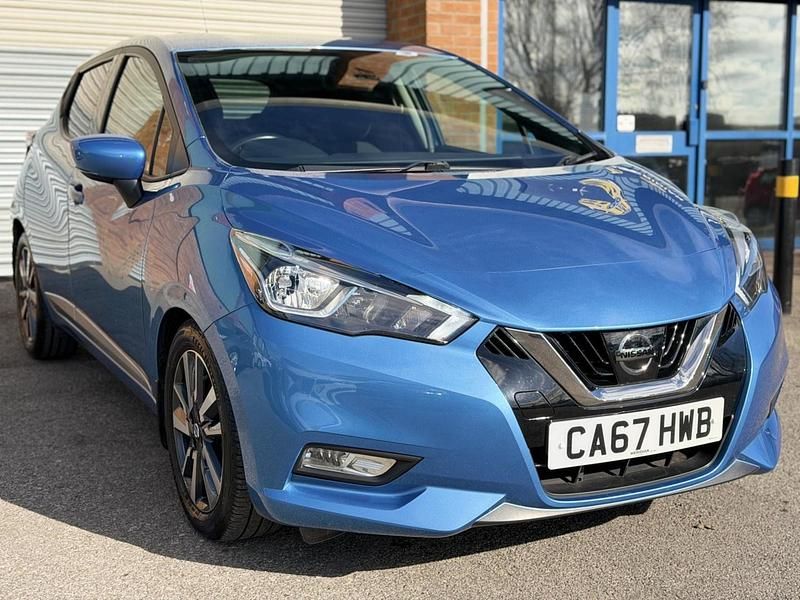 Used Nissan Micra N-Connecta 90 HP (66 kW) 2017 Blue Hatchback