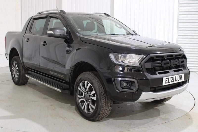 Black Used 2021 Ford Ranger Wildtrack Pickup | £16,995 (Super price) - Image 1/4