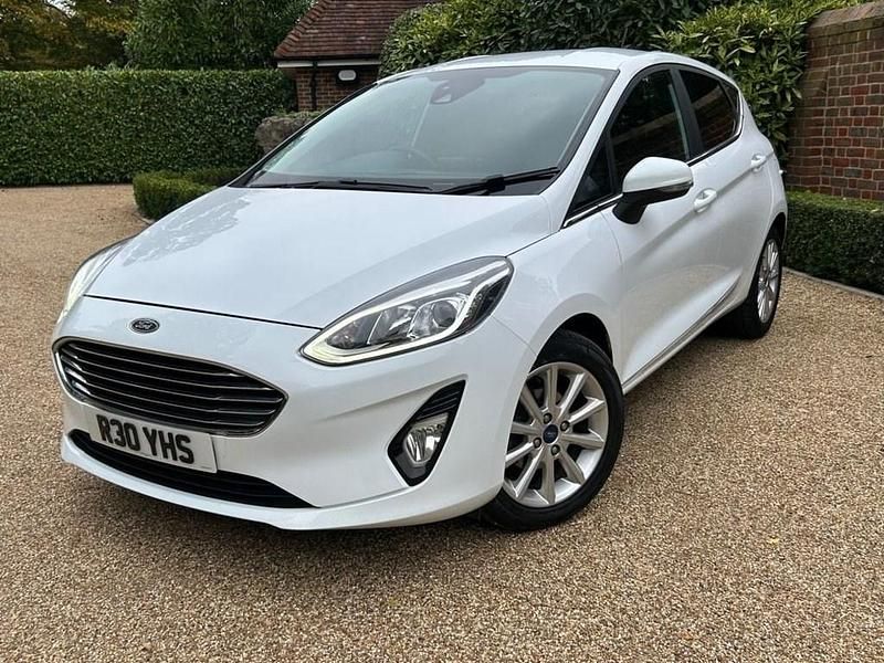 White Used 2019 Ford Fiesta Titanium Hatchback | £7,103 (Fair price) - Image 1/4