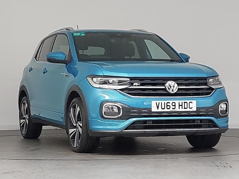 Used VW T-Cross R-line 115 HP (84 kW) 2019 Blue SUV