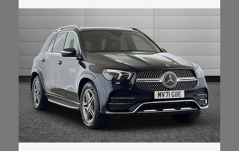 Blue Used 2021 Mercedes GLE350 AMG line SUV | £36,695 (Good price) - Image 1/3