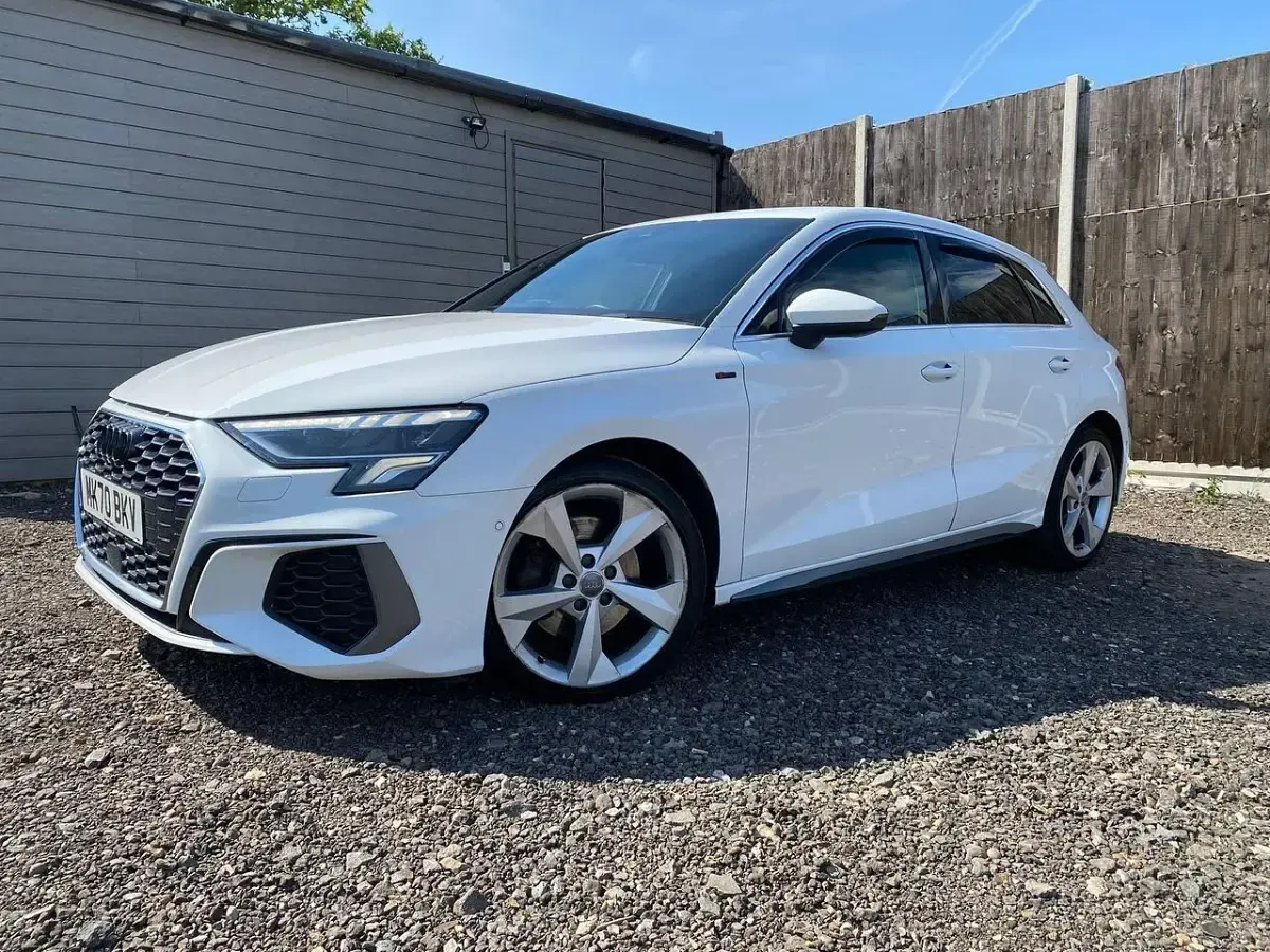 Used Audi A3 S-Line 2020 White Sedan