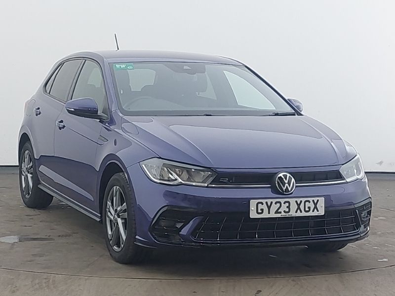 Purple Used 2023 VW Polo R-line Hatchback | £18,998 (Fair price) - Image 1/4