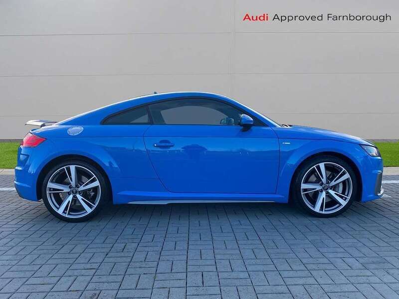 Used Audi TT S-Line 245 HP (180 kW) 2019 Blue Coupe