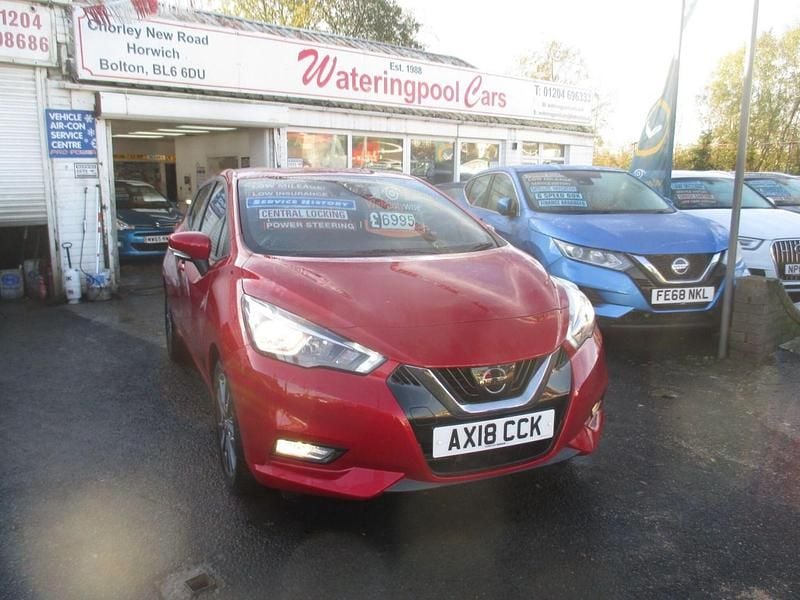 Used Nissan Micra Acenta 2018 Red Hatchback