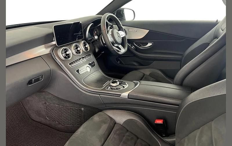 Used Mercedes C300 AMG line 258 HP (189 kW) 2019 Black Coupe