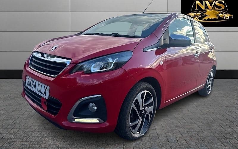 Used Peugeot 108 82 HP (60 kW) 2014 Red Hatchback