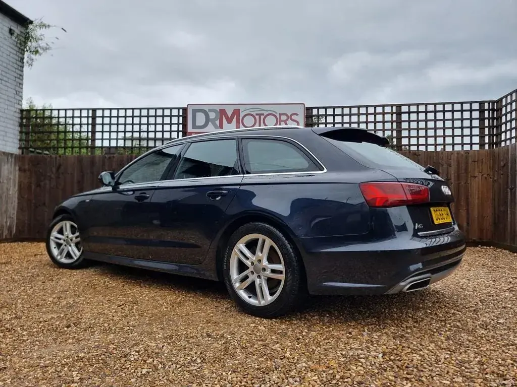 Used Audi A6 S-Line 190 HP (139 kW) 2017 Blue Estate