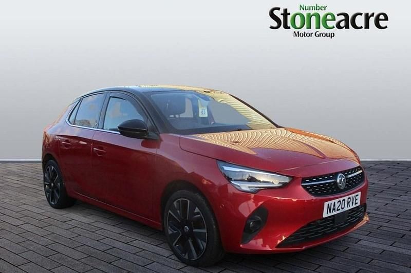 Used Vauxhall Corsa-e Elite 100 kW (136 HP) 2020 Red Hatchback