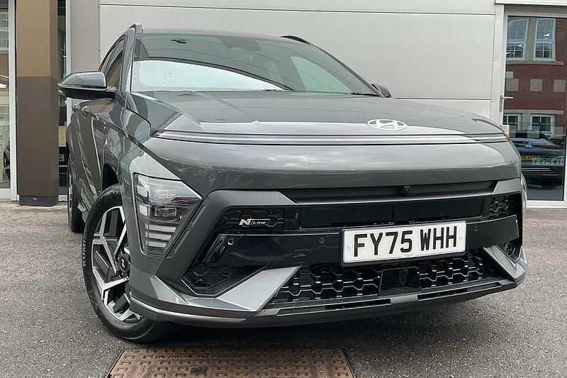 Ecotronic grey New 2025 Hyundai Kona N Line SUV | £32,490 (Expensive) - Image 1/4