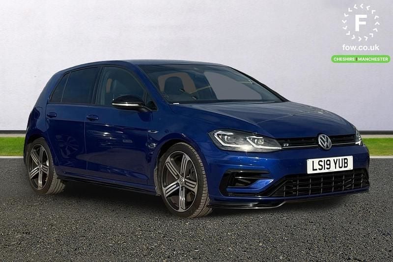 Blue Used 2019 VW Golf VII R Hatchback | £27,399 (Fair price) - Image 1/4
