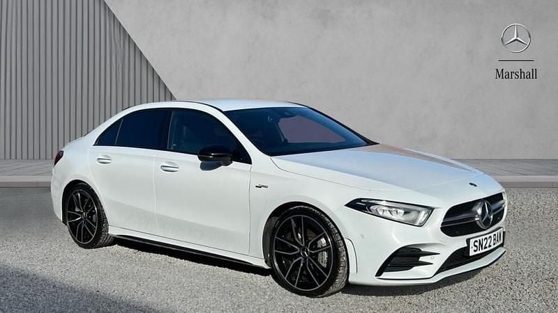 Used Mercedes A35 AMG Premium 306 HP (225 kW) 2022 White Sedan