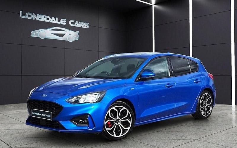 Used Ford Focus ST-Line X 125 HP (91 kW) 2019 Blue Hatchback