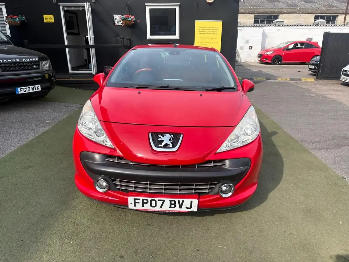 Used Peugeot 207 GTi 120 HP (88 kW) 2007 Red Cabriolet
