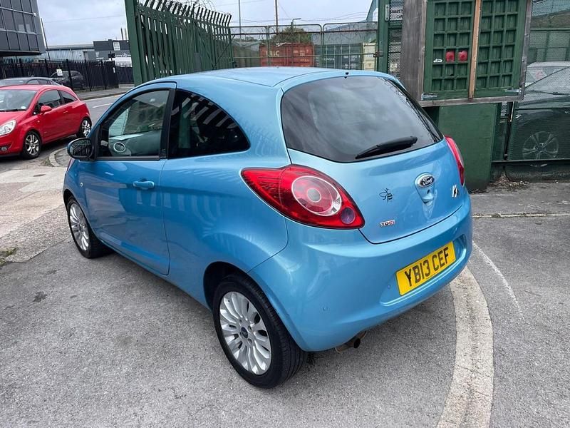 Used Ford Ka Zetec 2013 Blue Hatchback