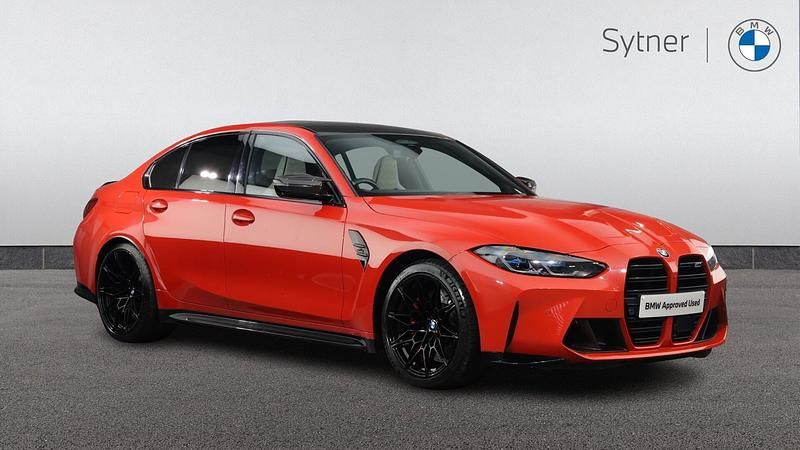 Red Used 2023 BMW M3 Competition Edition | £63,000 (Expensive) - Image 1/4