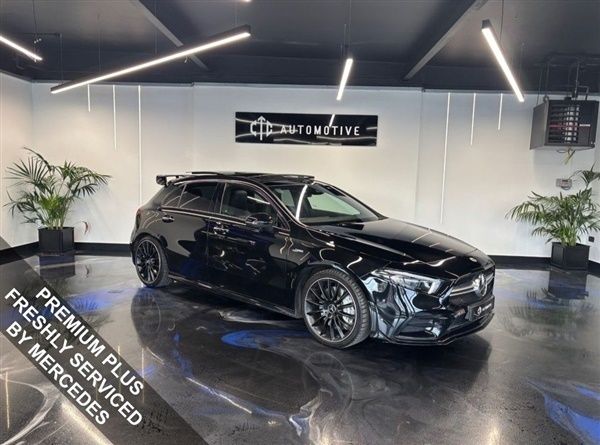 Black Used 2022 Mercedes A35 AMG Premium Plus Hatchback | £29,880 (Fair price) - Image 1/1