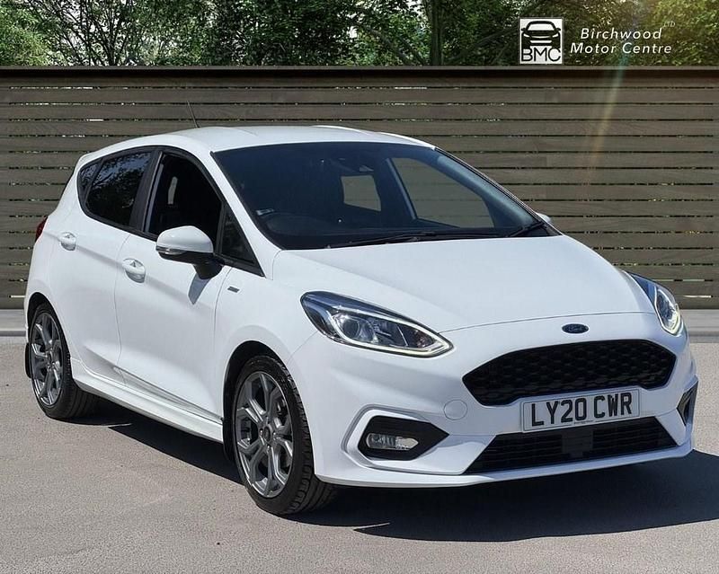 White Used 2020 Ford Fiesta ST-Line Hatchback | £10,495 (Fair price) - Image 1/4