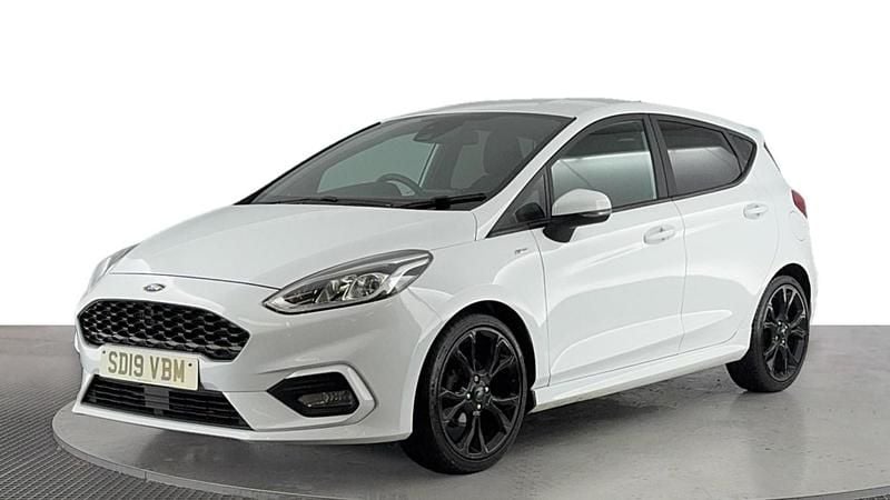White Used 2019 Ford Fiesta ST-Line Hatchback | £10,580 (A bit pricey) - Image 1/4