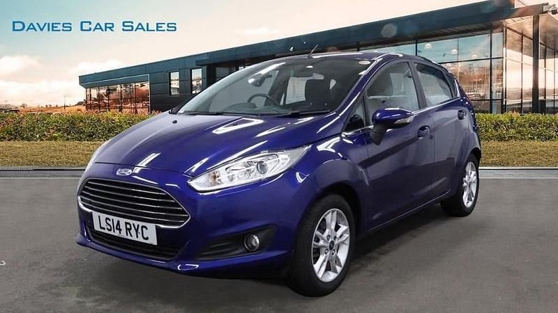 Used Ford Fiesta Zetec 82 HP (60 kW) 2014 Blue Hatchback