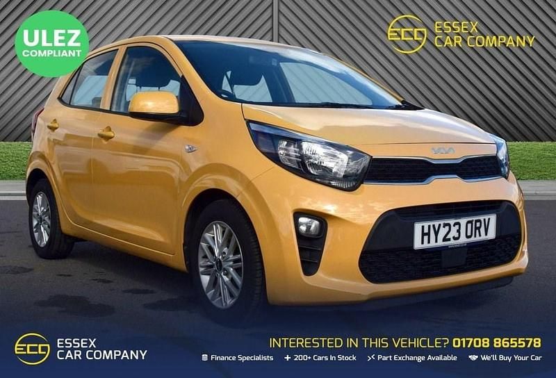 Used Kia Picanto 66 HP (48 kW) 2023 Yellow Hatchback