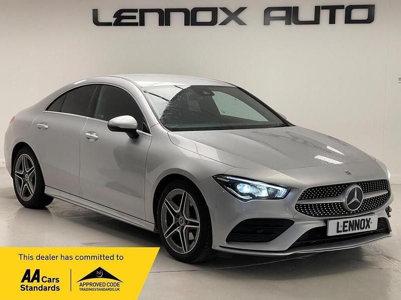 Silver Used 2021 Mercedes CLA180 AMG line Sedan | £19,590 (Good price) - Image 1/4