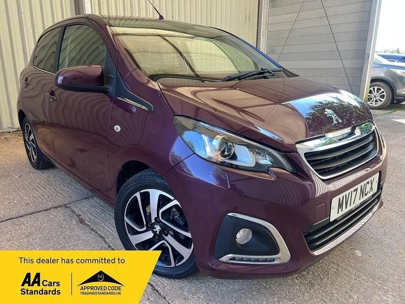 Mauve/purple Used 2017 Peugeot 108 Allure Hatchback | £5,945 (Fair price) - Image 1/2